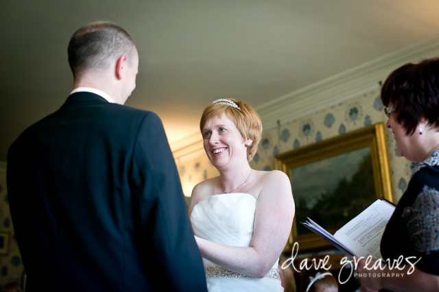 Bride and Groom at Brantwood