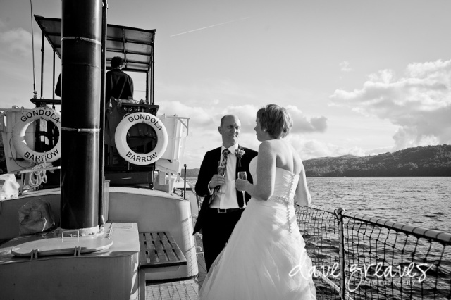 Wedding boat trip Lake District