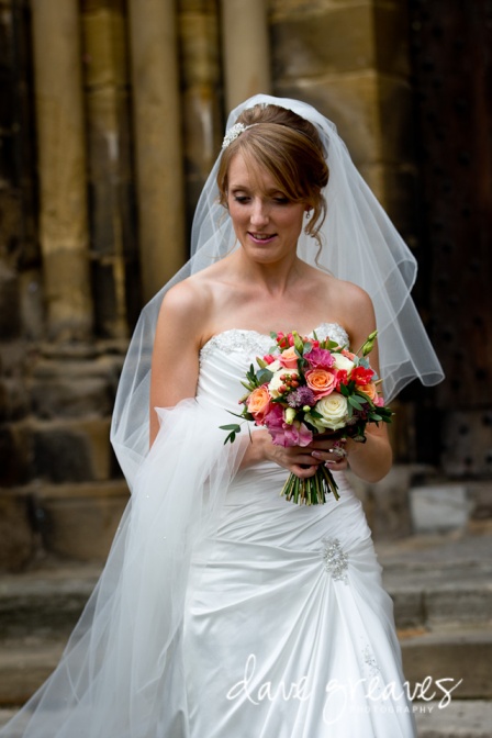 Bride at Ripon Cathedral